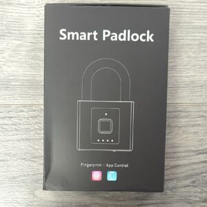 Smart Padlock with Fingerprint and App Control